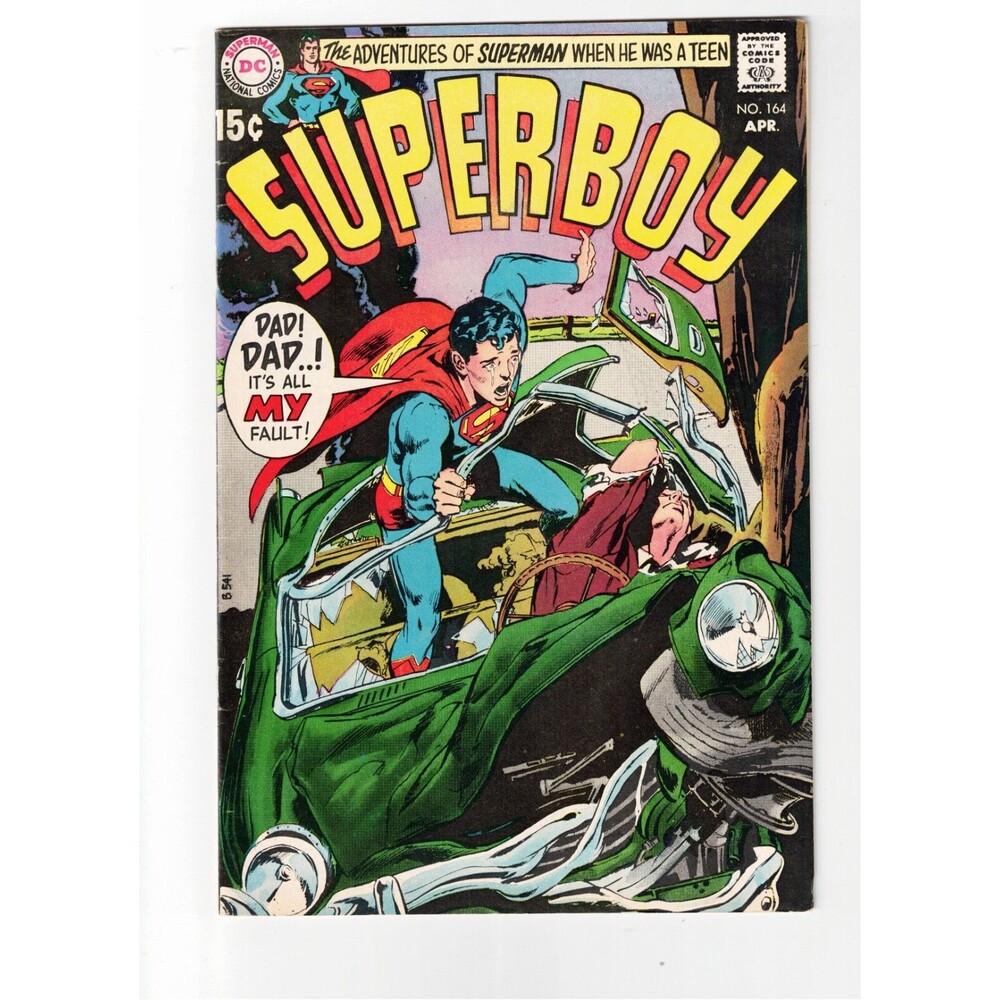 SUPERBOY #164 VF+ BRONZE AGE DC COMICS